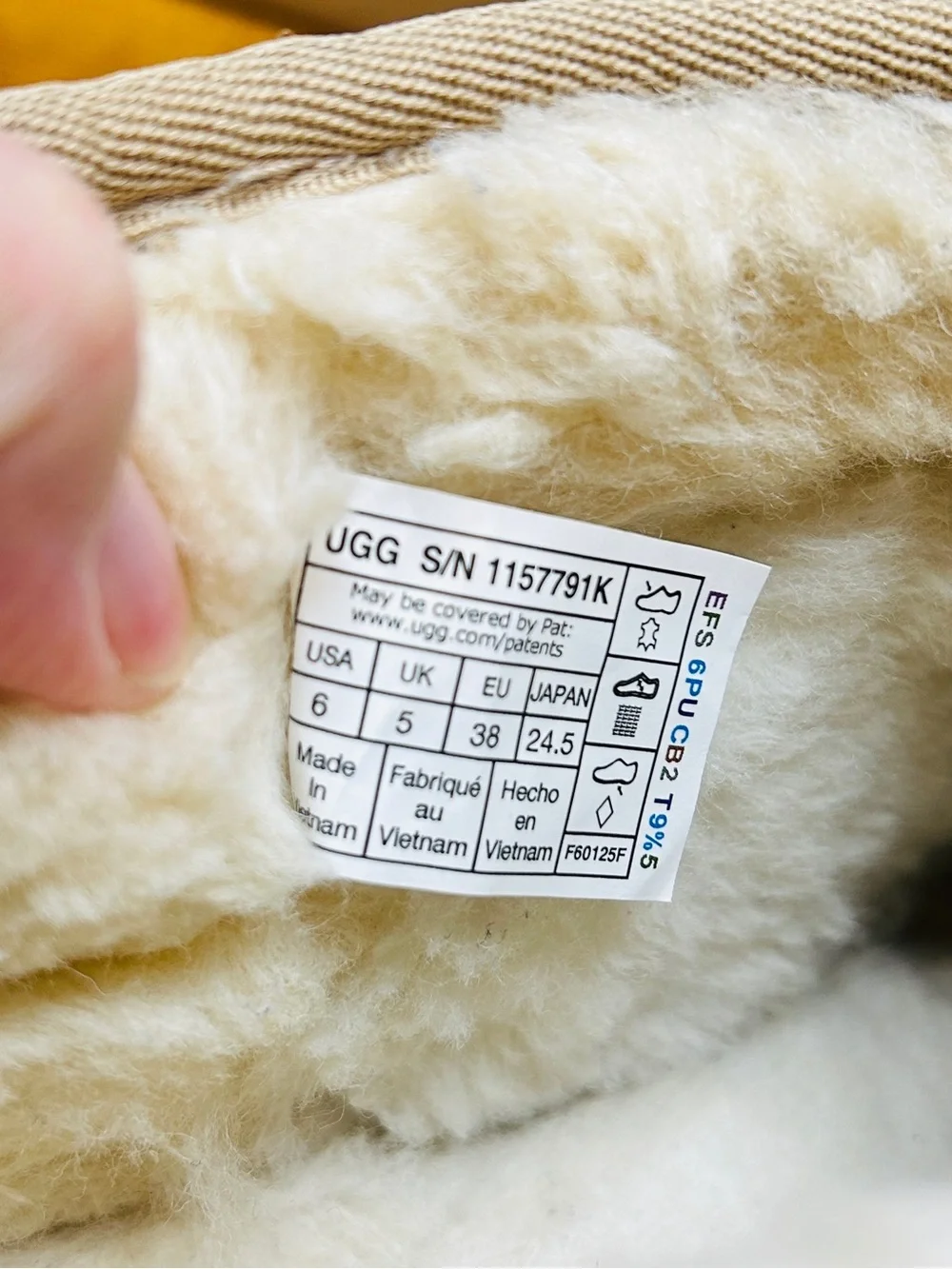 UGG soft suede